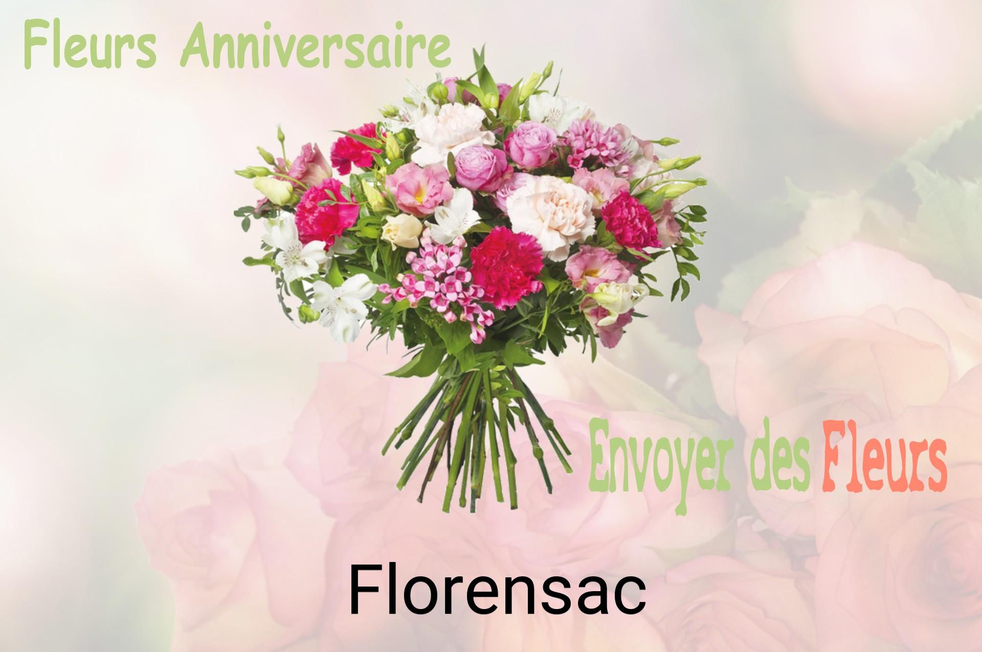 Bouquet de fleurs d’anniversaire livré à Florensac