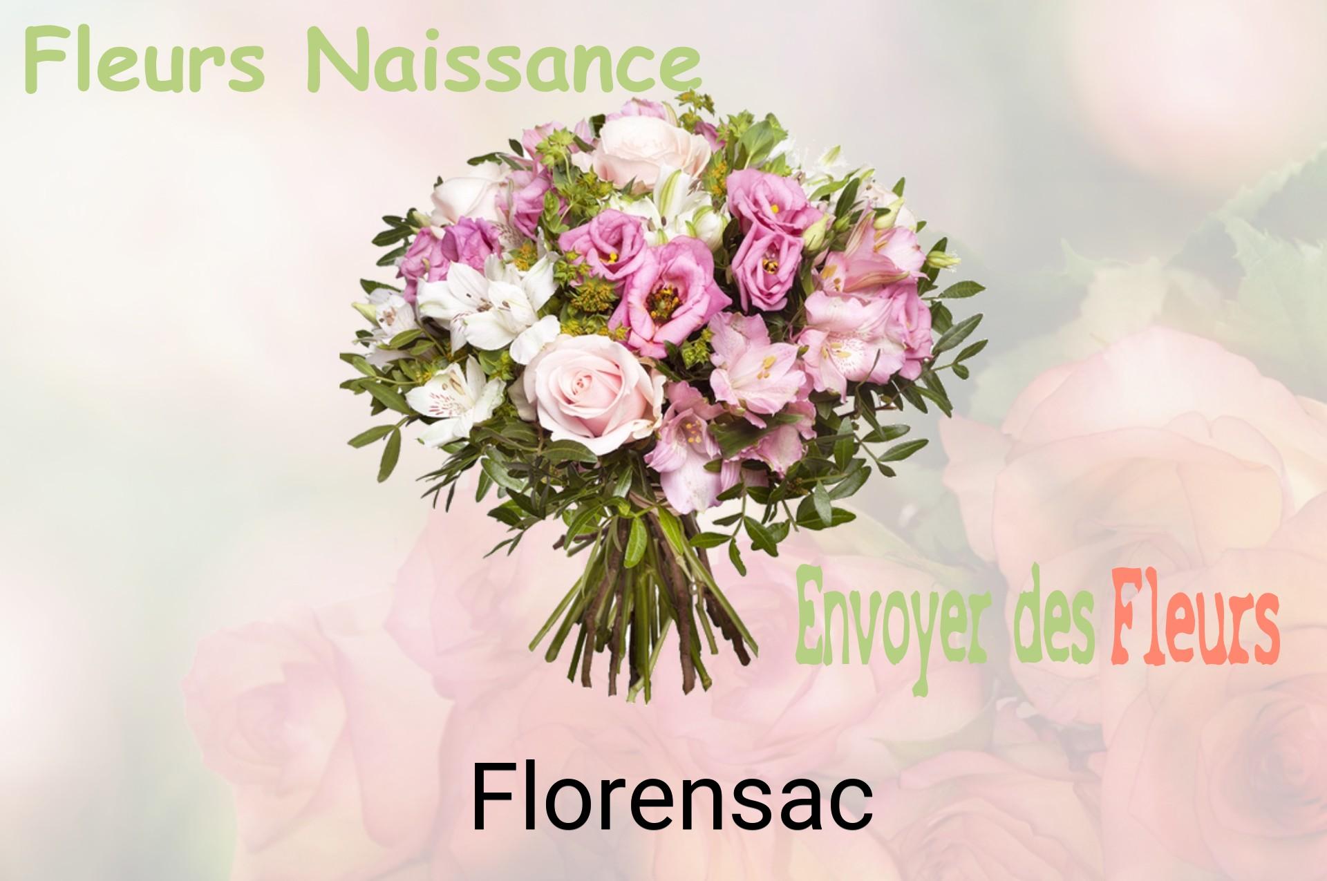 Bouquet de fleurs de naissance livré à Florensac